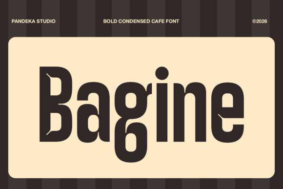 Bagine: The Bold Condensed Font for Cozy Branding