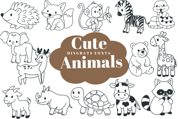 Cute Animals: The Whimsical Typeface for Creative Projects