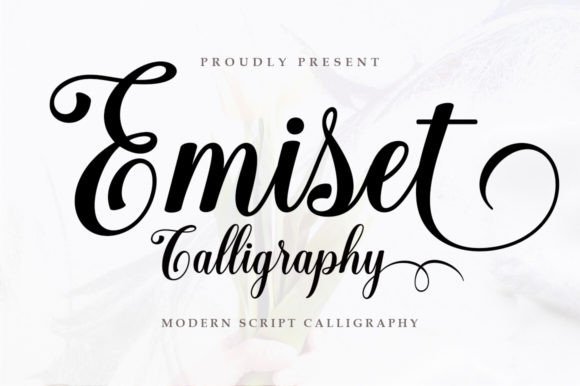 Emiset Calligraphy: A Handwritten Font for Authentic Design