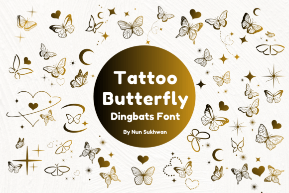 Exploring the Creative Edge of Tattoo Butterfly Font
