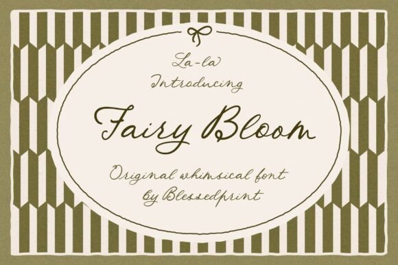 Fairy Bloom: A Modern Calligraphy Font for Magical Designs