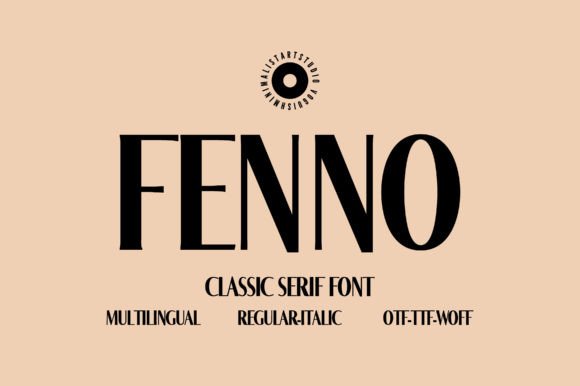 Fenno: A Serif Font Balancing Classic Sophistication with Modern Edge