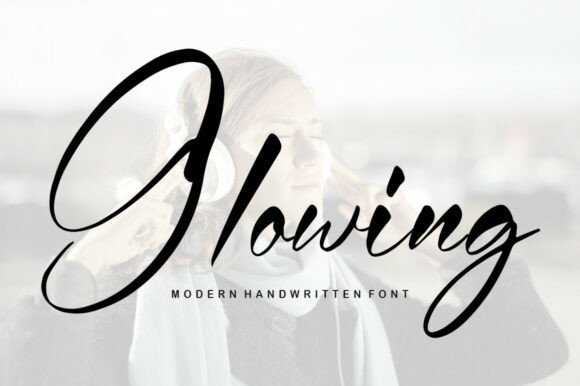 Glowing: A Script Font for Modern Branding