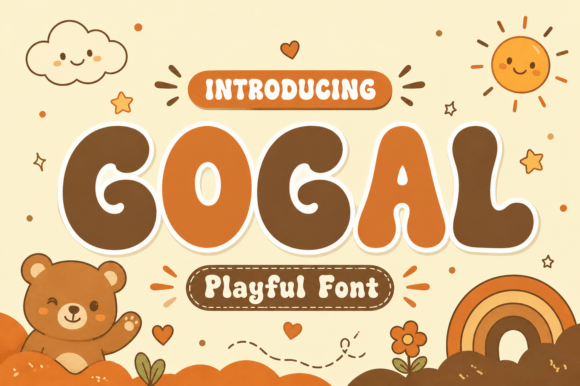 Gogal: A Fresh Take on Retro Bubble Typography