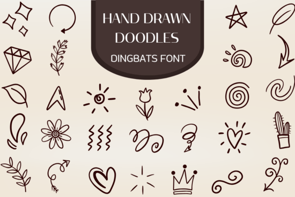 Hand Drawn Doodles: A Whimsical Typeface for Modern Projects