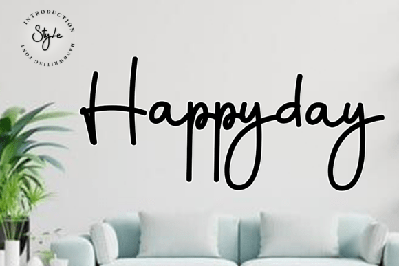 Happyday: A Modern Handwritten Script for Lasting Impressions