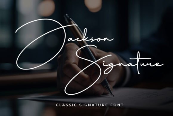 Jackson Signature: The Monoline Font for Modern Branding