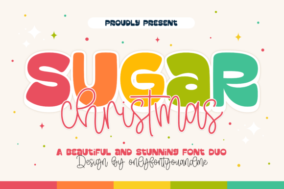 Sugar Christmas Duo: A Festive Font Pairing for Joyful Design